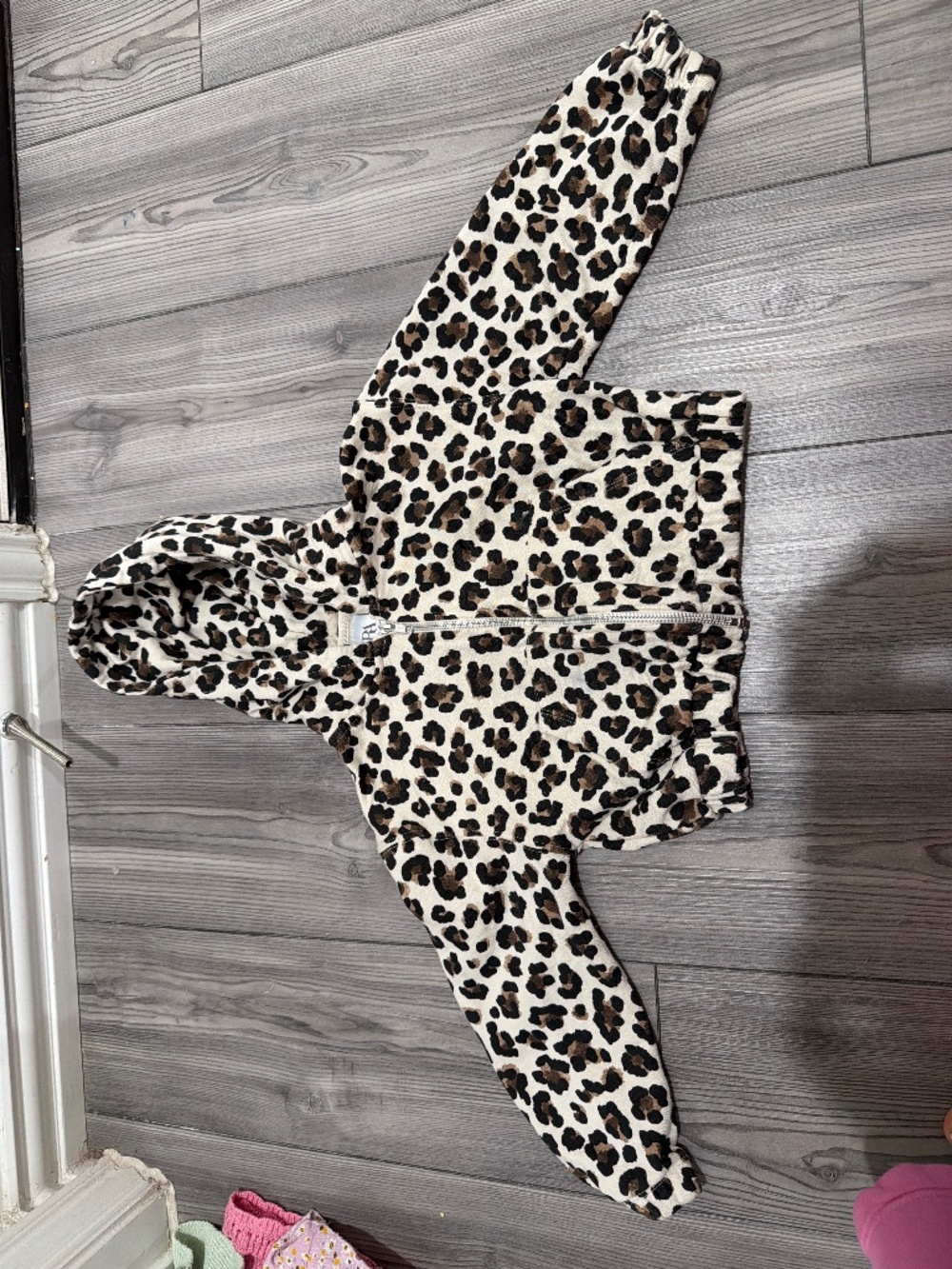 Zara Leopard jogger Jacket